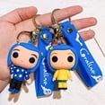 thumbnail image 3 of LLavero de muñeca Coraline y la puerta secreta de película clásica, modelo Coraline, colgante, llavero de juguete para bolso de coche, adorno, llavero con dije, 3 of 4