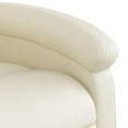 thumbnail image 4 of vidaXL Recliner Chair Cream Faux Leather, 4 of 6