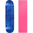 thumbnail image 1 of Tabla de skateboard Moose 7.5" azul con lija rosa, 1 of 1