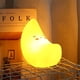 thumbnail image 3 of Lámpara Linda Amarilla De La Decoración De La Luz De La Noche De La Forma LED De La Luna Del Silicón Para El Dormitorio Del Sitio De Los Niños, 3 of 7