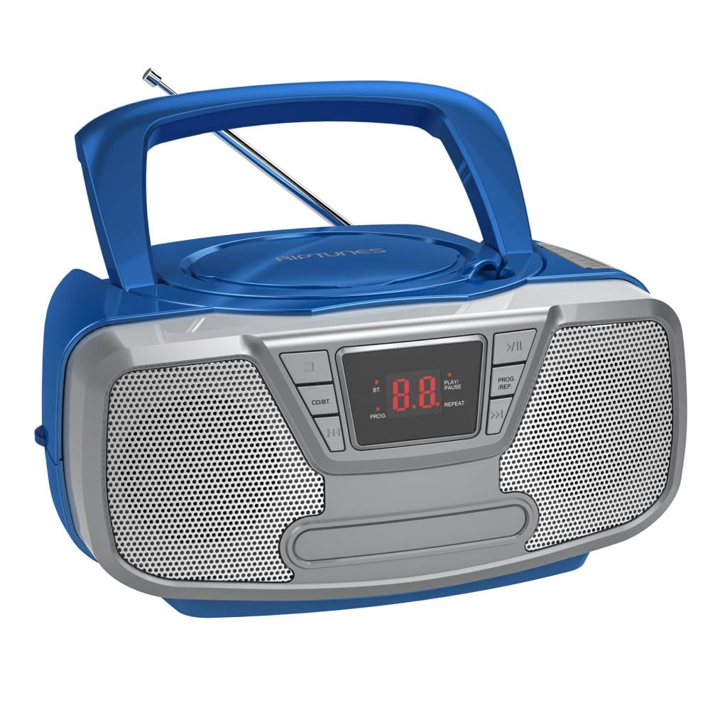 Impecca CDB232BTB Riptunes Cd Boombox With Bluetooth, Blue Walmart