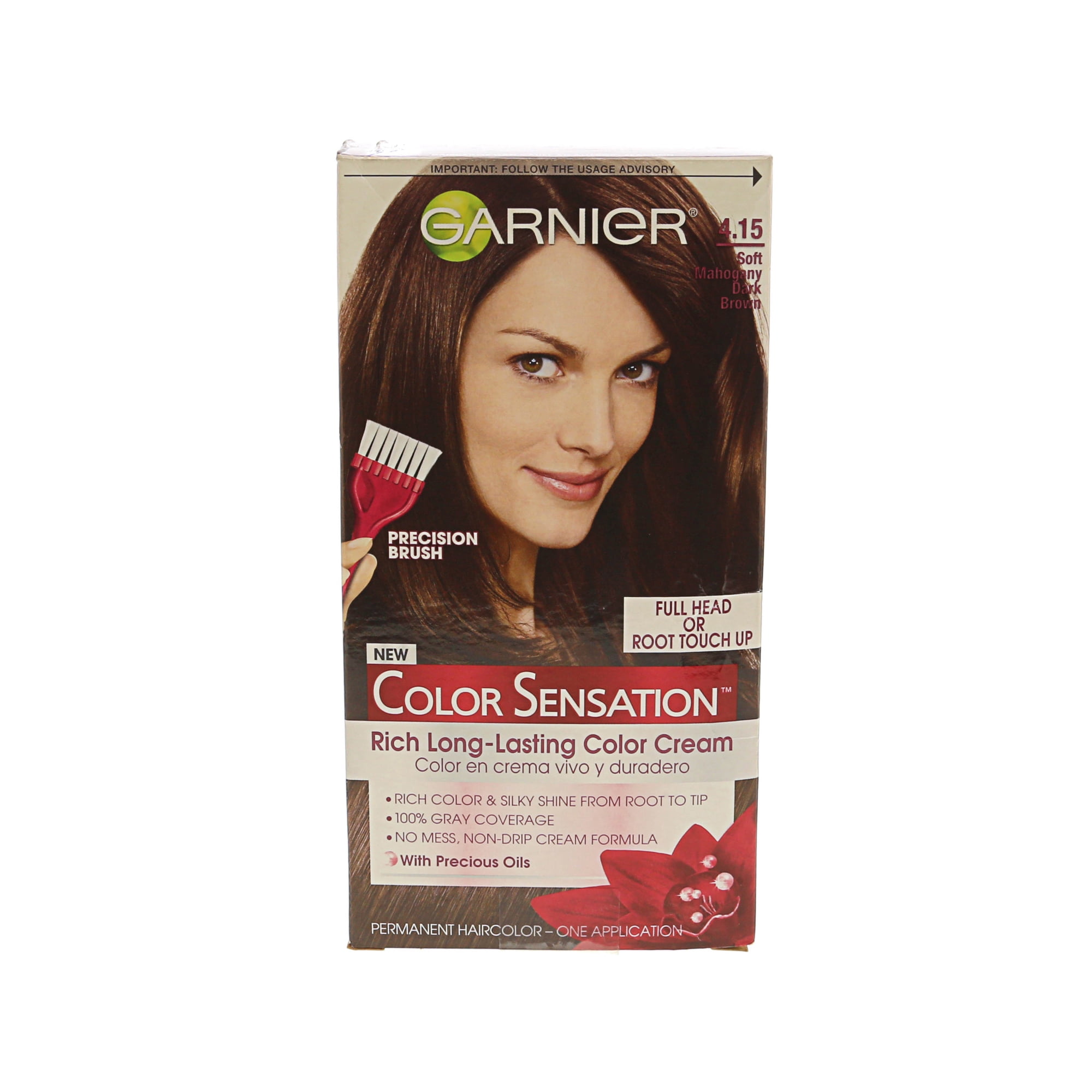 Garnier Women S Color Sensation Health And Beauty Soft Mahogany Dark Brown