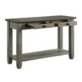 thumbnail image 3 of OakvillePark Bedos Sofa Table, Coffee/Antique Gray, 3 of 5