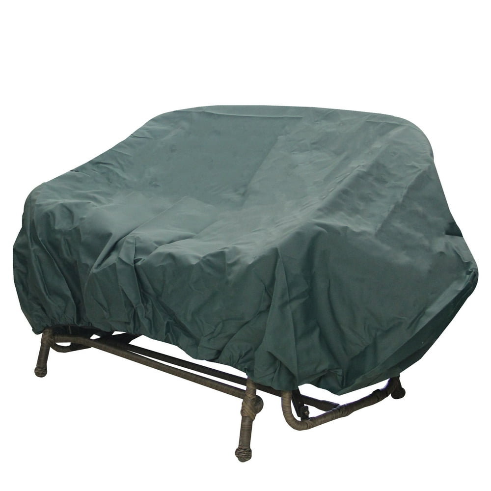 Durable Outdoor Patio Vinyl 3-Seat Glider Chair Cover - Green - Walmart
