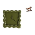 thumbnail image 1 of Reloj de pared cuadrado, escultura, figura artística coleccionable, adorno de caballo, estatua para baño, , estudio, escritorio, decoraci, 1 of 8