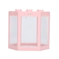thumbnail image 1 of Hex Aquarium, Aquarium de Bureau Léger Durable Super Résistant Portable pour Bureau Rose, 1 of 8