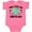 Hot Pink, variant on Inktastic Make Every Day Earth Day with Hearts and Stars Boys or Girls Baby Bodysuit