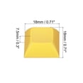 thumbnail image 2 of Unique Bargains 1U Blank Keycaps, 10 Pack Universal PBT Keyboard Replacement Accessories for MX Mechanical Keyboard, Yellow, 2 of 6