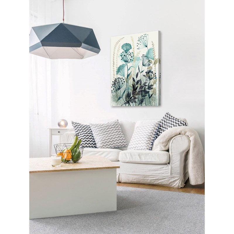 "Allayed Floral I" Painting Print on Wrapped Canvas