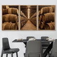 thumbnail image 3 of wall26 Framed Canvas Print Wall Art Set Vintage Retro Oak Wine Barrel Winery Drinks &amp; Cocktails Food Photography Realism Decorative Contemporary for Living Room, Bedroom, Office - 24"x36&quo, 3 of 5