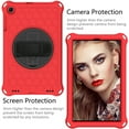 thumbnail image 6 of Samsung Galaxy Tab A 10.1 Case 2019 SM-T510/T515/T517, Dteck Shockproof Rugged Protective Case Cover with 360 Rotating Stand,Hand Strap & Shoulder Strap for Galaxy Tab A 10.1 2019, Red+Black, 6 of 7