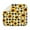 2, variant on Sunflower Dish Drying Pad with Microfiber Surface, 16x18 Inch Floral Mat for Kitchen Use, Foldable Counter Rack Drainer Mat