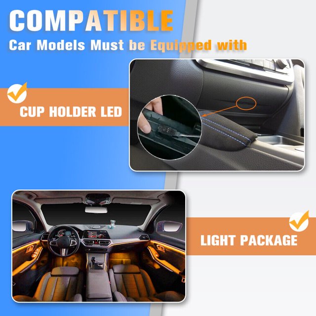 LED air conditioning ambient light - for BMW 3/4 series M3/4 - center control panel -