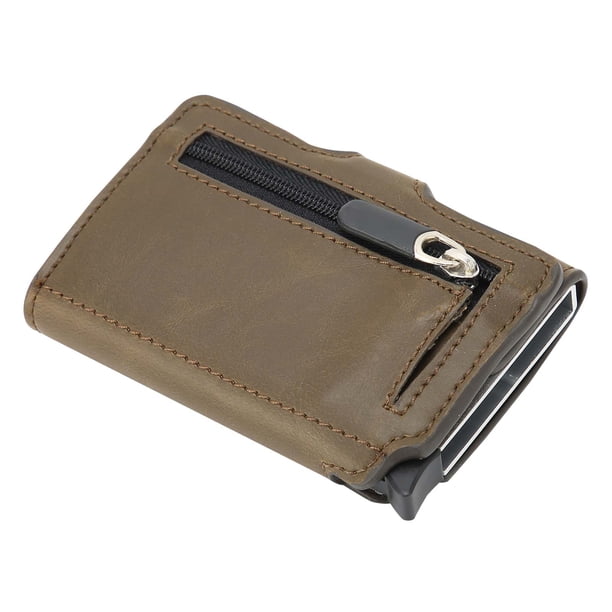 Cartera para tarjetas de crédito BuyWeek tarjetero automático aluminio PU