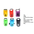 thumbnail image 3 of Greeniant Bolsa impermeable, ligera, duradera, correas de almacenamiento, saco seco de Color sólido, deportiva, senderismo, vela, bolsa para Deportes acuáticos Violeta Greeniant OD028767-03, 3 of 6