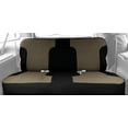 thumbnail image 2 of CalTrend Rear Solid Bench Faux Leather Seat Covers for 2002-2002 Nissan Quest - NS330-06LB Beige Insert with Black Trim, 2 of 3