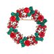 thumbnail image 1 of Exquisito broche lujoso de Navidad, diamantes de imitación de cristal brillantes, corona de árbol de Navidad, muleta, broche de dama, regalo de fiesta de año nuevo, 1 of 4