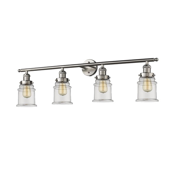 Innovations 4-LT LED Canton 42" Bathroom Fixture - Brushed Satin Nickel - 215-SN-G182-LED
