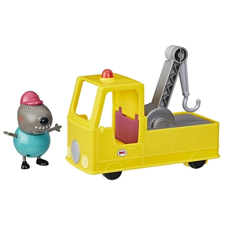 Peppa Pig Toys Granddad Dog's Tow Truck Set with Figure, Preschool Toys for Ages 3 