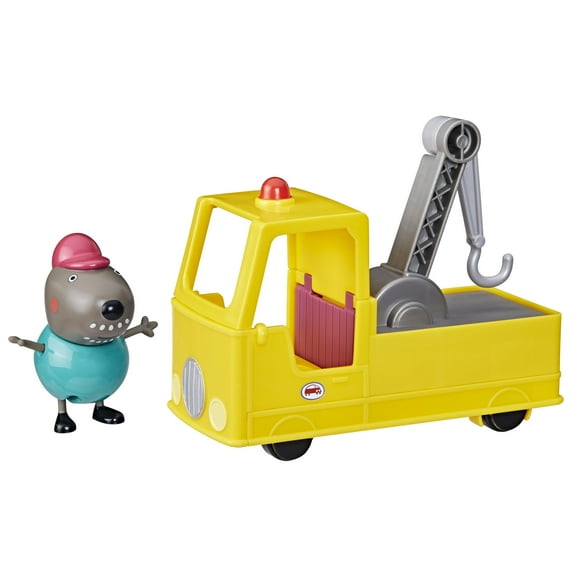 Peppa Pig Toys Granddad Dog's Tow Truck Set with Figure, Preschool Toys for Ages 3 