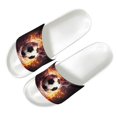 thumbnail image 2 of Psesaysky Soccer Pattern Sandals for Indoor Outdoor Daily Wear Convenient Flip Flops for Big Boys Men Size 6-13.5, 2 of 4