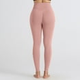 thumbnail image 6 of Kvture High Waisted Leggings for Women Tummy Control Buttery Soft Yoga Pants for Workout Athletic Running Pink S, 6 of 8