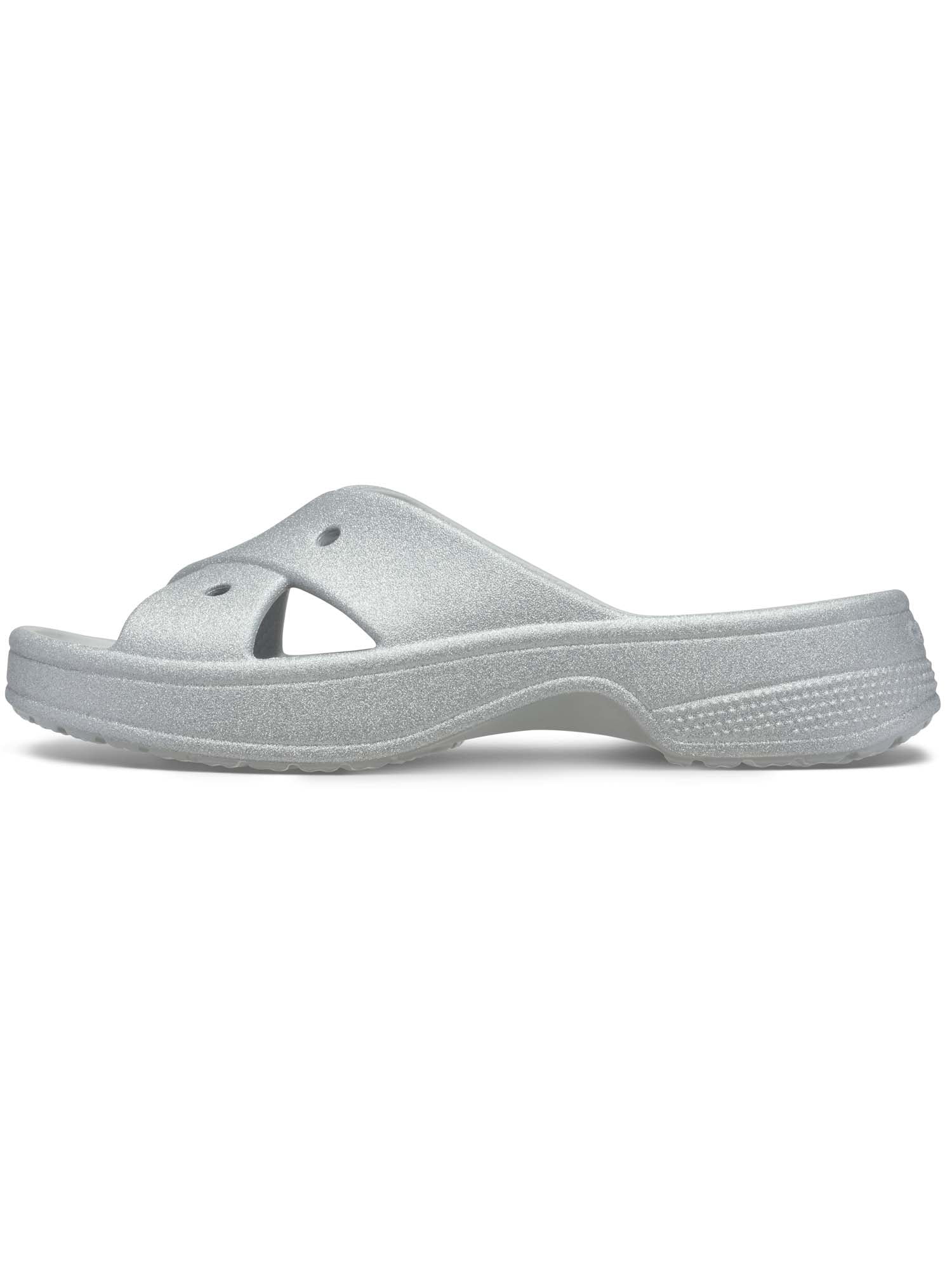 Crocs Women's Classic Glitter Cross Strap Sandal