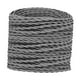thumbnail image 1 of Cuerdas retorcidas, cable trenzado de dos núcleos, cable de lámpara colgante decorativo profesional, cable de lámpara colgante retorcido de cobre, , Gris, 1 of 9