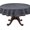 Black, variant on Fennco Styles Laser-Cut Hemstitch Tablecloth 60" Round - Rust Soft Textured Elegant Table Cover for Home Décor, Dining Table, Banquet, Family Gatherings, and Special Occasions