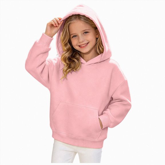 Gubotare Boys Pullover Hoodie Toddler Kid Boy Casual Hoodie Sweatershirt Pullover Size 13-14 (Pink,13-14 Years)