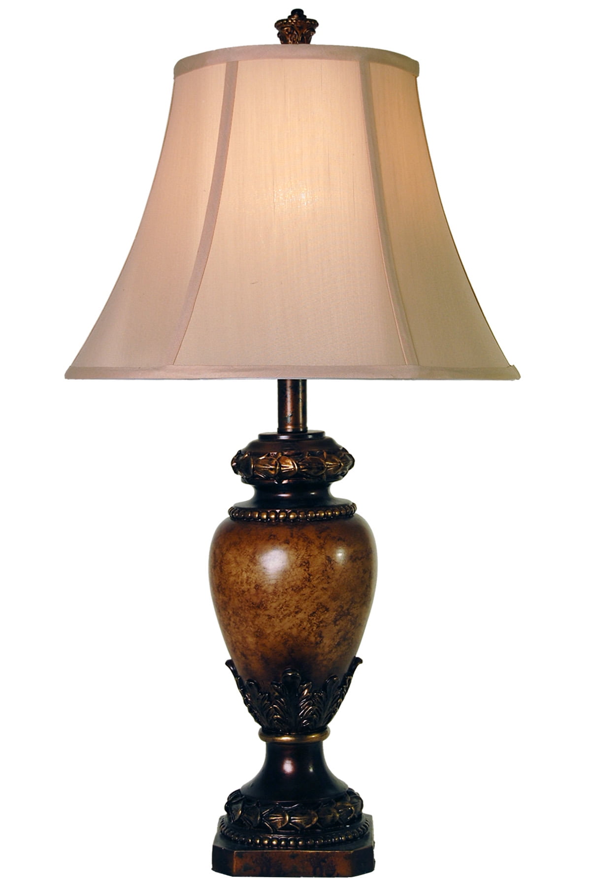 Table Lamp - Brown Finish - Taupe Fabric Shade - Walmart ... Table Lamp - Brown Finish - Taupe Fabric Shade - Walmart ...