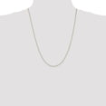 thumbnail image 5 of Solid 14K Yellow Gold 1.1mm Box with Spring Ring Lock Chain - 24", 5 of 8