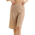 thumbnail image 2 of 2 Pcs Women Culotte Half Slips Seamless Bloomer Pettipants Wide Leg Pants Liner Slip Shorts, 2 of 6