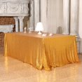 thumbnail image 3 of GFDYREE Sequin Tablecloth, Wedding, Sweetheart, Christmas Tree, Rectangular, 48"x72", Gold, 3 of 7