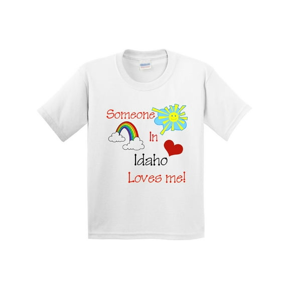 Inktastic Someone in Idaho Loves Me Youth T-Shirt
