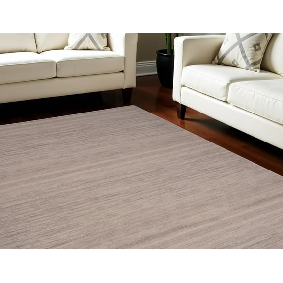 9' X 12' Gray Abstract Washable Area Rug