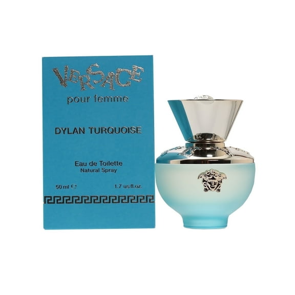 Versace Dylan Turquoise Eau de Toilette, Perfume for Women, 1.7 oz Spray