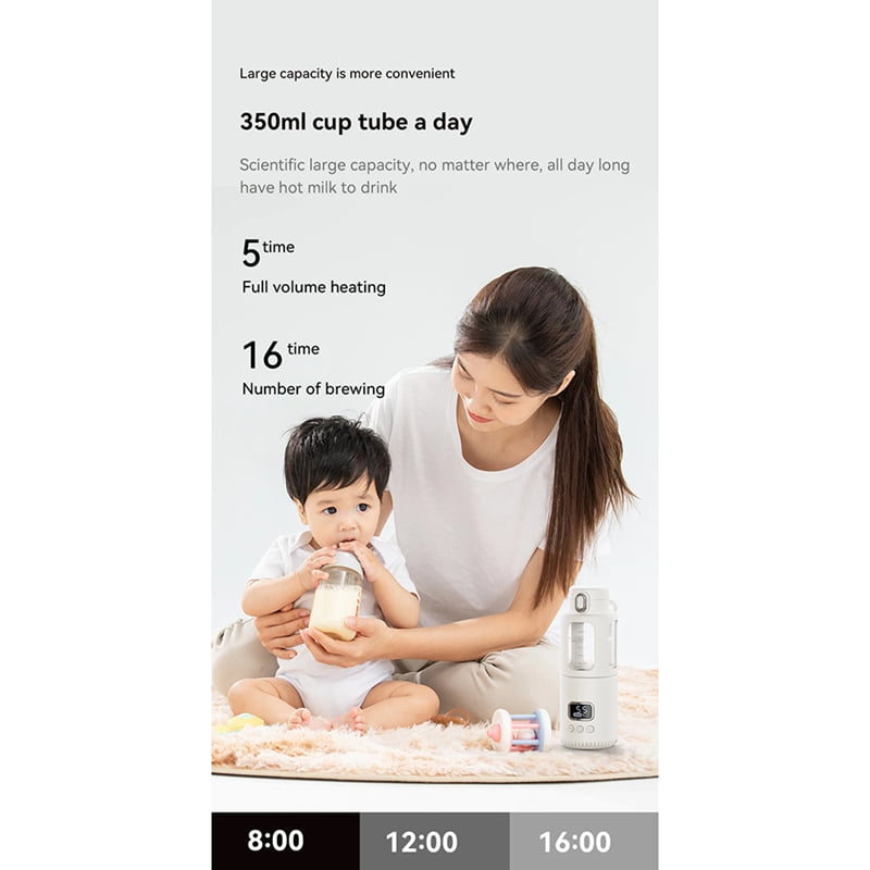 18000mAh High-Power Constant Temperature Cup Quick Hot Water and Milk Heating Portable Baby Bottle Warmer