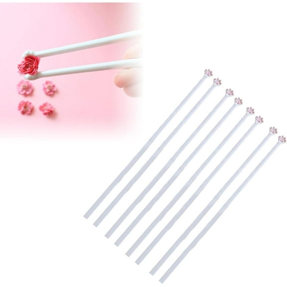 Adorable Cat Paw Chopsticks, Cute & Unique Pink Paw Prints Chop Sticks | Non-Slip Pink Paw Print Design – Reusable, Portable & Perfect for Kids & Cat Lovers (4 Pairs)