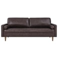 thumbnail image 5 of Sofa Couch, Brown, Leather, Mid Century Living Lounge Cafe Lobby Hospitality Restaurant, Modern Contemporary HB33443, 5 of 8
