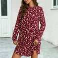 thumbnail image 7 of CALAFEBILA Summer Dresses for Girls Long Sleeve Floral Mini Sun Dress Easter Short Teen Dresses, 7 of 7