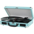 thumbnail image 1 of DEELLEEO Vinyl Record Player Bluetooth Turntable 3-Speed Portable Vintage Suitcase With Built-In Speakers, 1 of 1