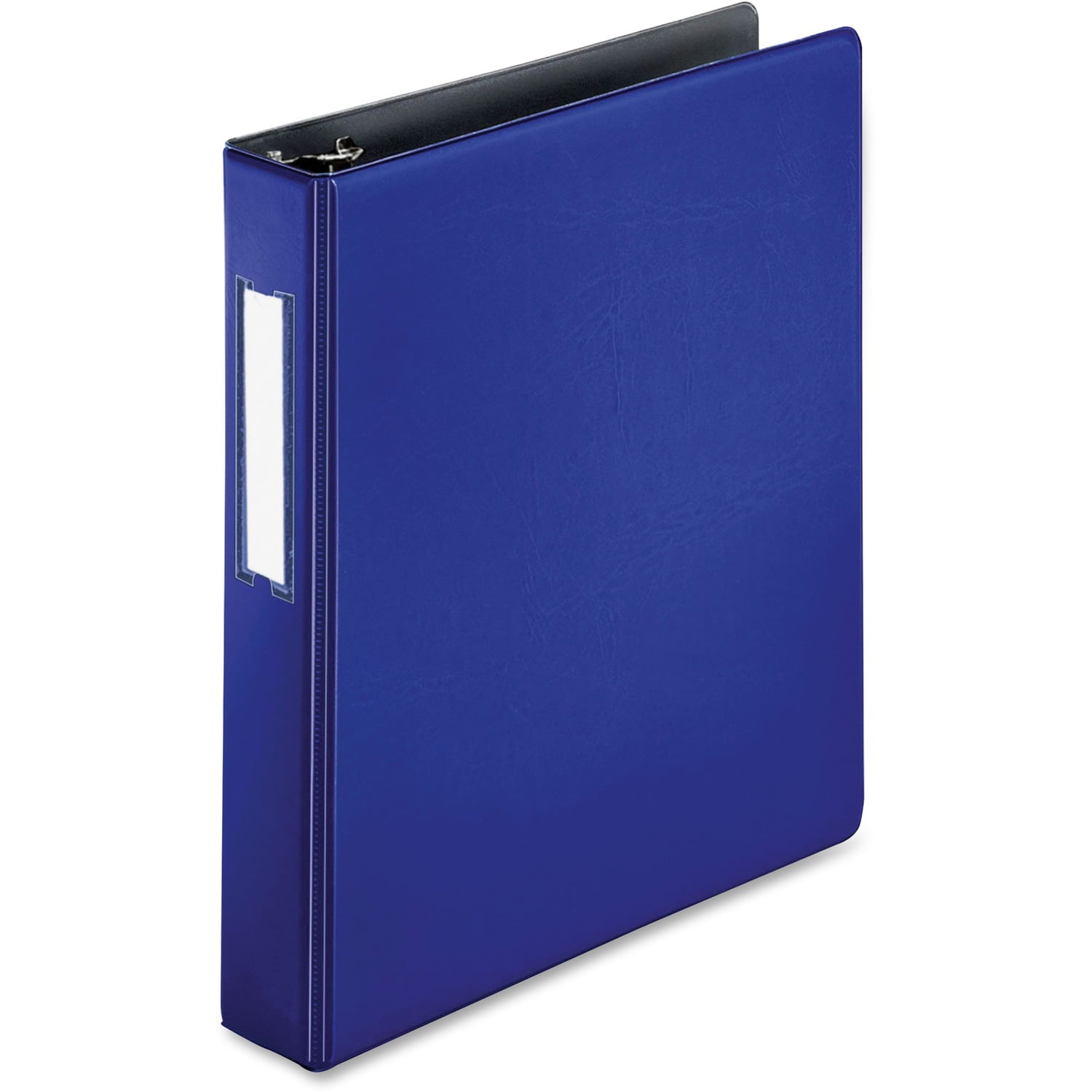 Business Source Slanted D-Ring Binder w/LBL HLD 1-1/2' Blue 33127