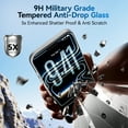 thumbnail image 4 of Protescreen Screen Protector for iPhone 17 Air 6.6 inch, 9H Tempered Glass, Anti Glare & Anti Reflection, Anti Blue Light, HD Clear, Bubble-Free Install, 4 of 10