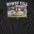 thumbnail image 3 of Disney Mickey Mouse Men's Howdy Yall Fence Post Photo Groupshot T-Shirt (Black, S-XXXL), 3 of 4