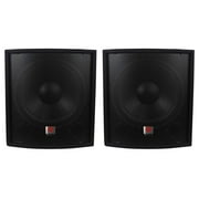 (2) Rockville SBG1158 15" 800w Passive Pro DJ Live Sound Subwoofers MDF Cabinets