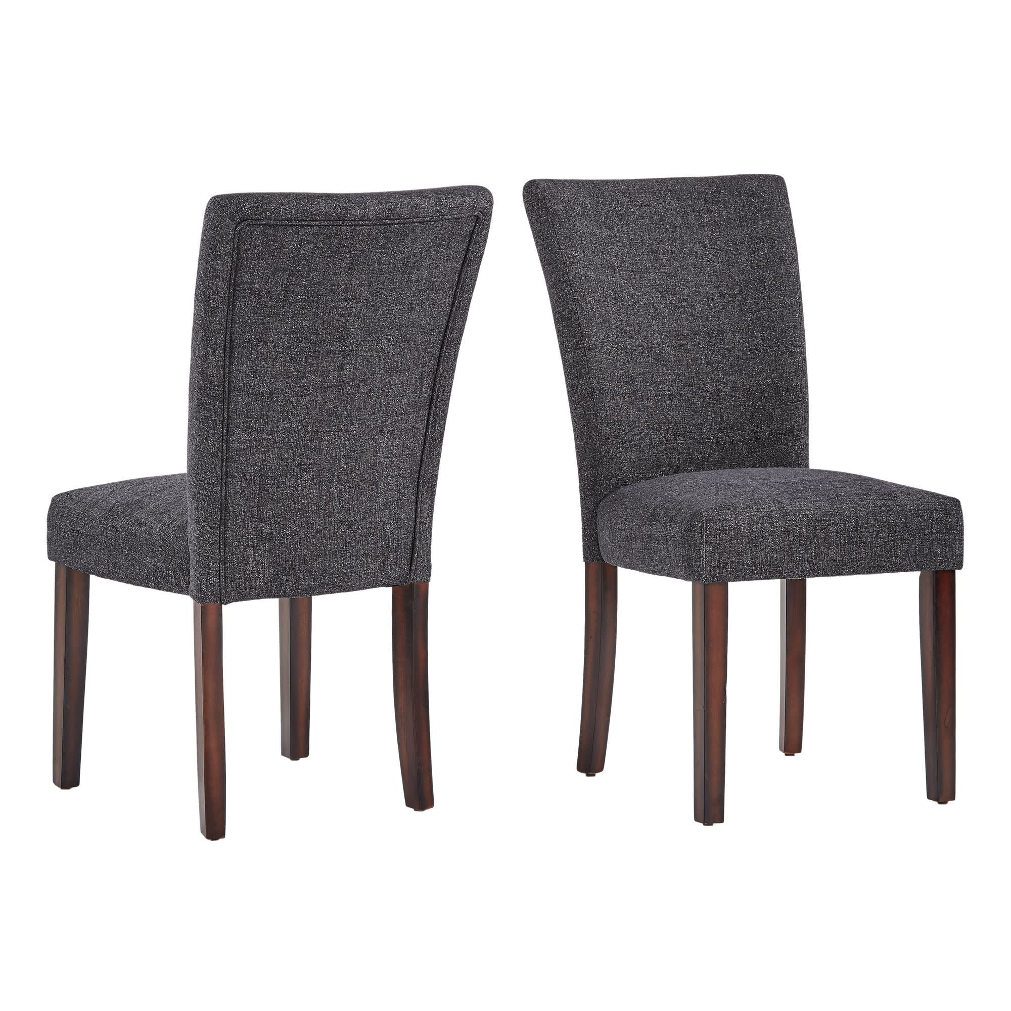 Weston Home Wingston Dining Chair, Set of 2, Black