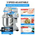 thumbnail image 6 of LEEVOT Commercial Stand Mixer 3-Speed Dough Mixer Commercial Food Mixer 10qt 500W, 6 of 8