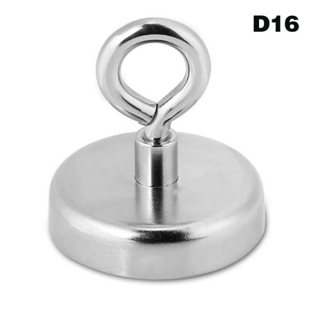 

HRSR Strong Neodymium Magnet Round Pulling Force River Fishing Magnetic Eyebolt(D16)