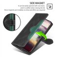 thumbnail image 5 of For Realme GT5 Pro 5G Phone Case Straw Hat Pattern Wallet Stand Leather Cover - Black, 5 of 5